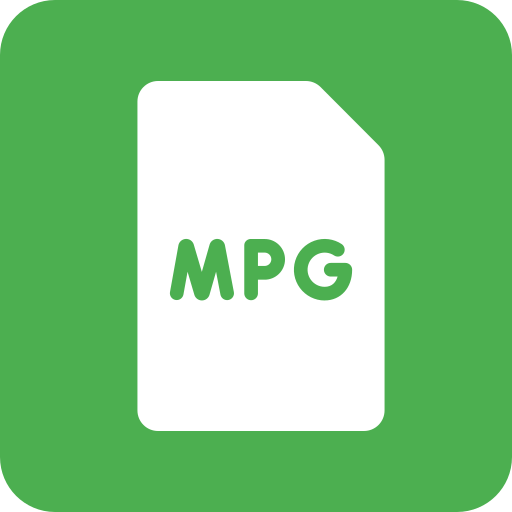 mpg ファイル Generic color fill icon