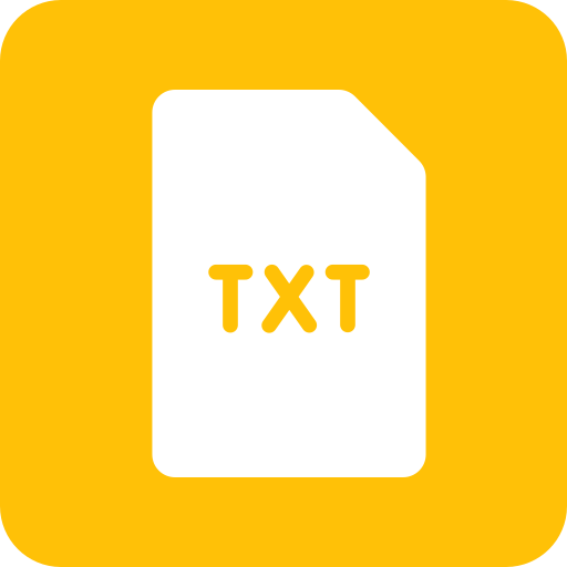 txt-файл Generic color fill иконка