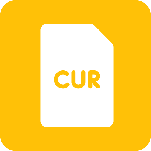 cur 파일 Generic color fill icon