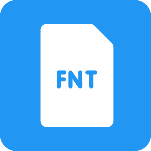 fnt file Generic color fill icona