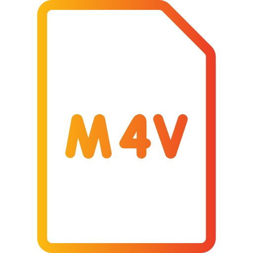 m4v Generic gradient outline ikona