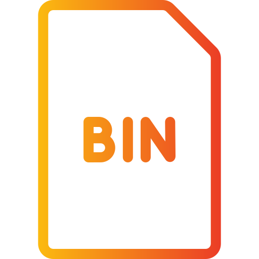 fichier bin Generic gradient outline Icône