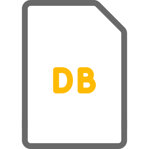 db Generic color outline icono