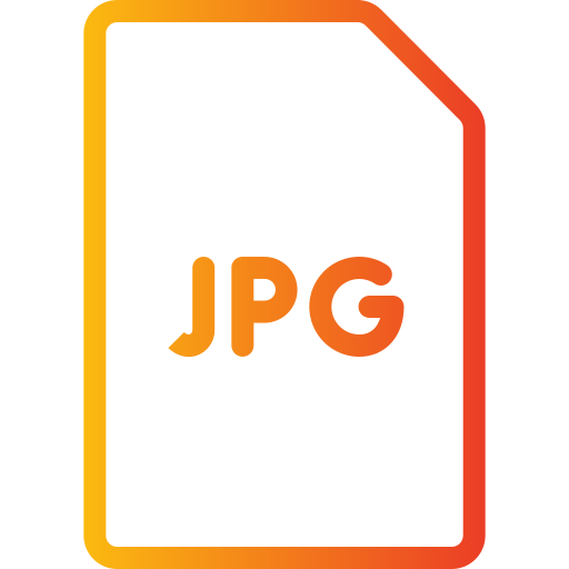 archivo jpg Generic gradient outline icono