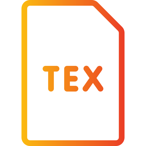 fichier tex Generic gradient outline Icône