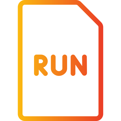 correr Generic gradient outline icono