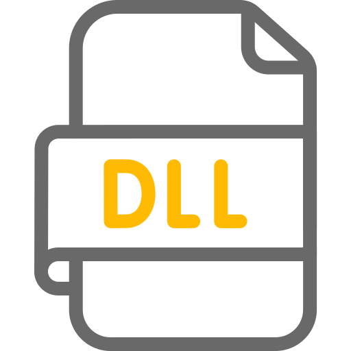 DLL file Generic color outline icon