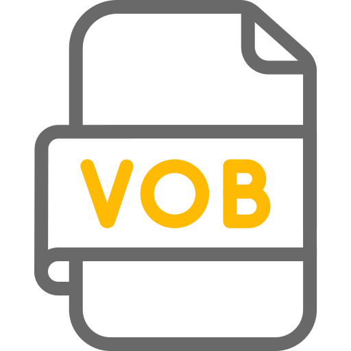 Vob file Generic color outline icon