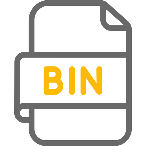 Bin file Generic color outline icon