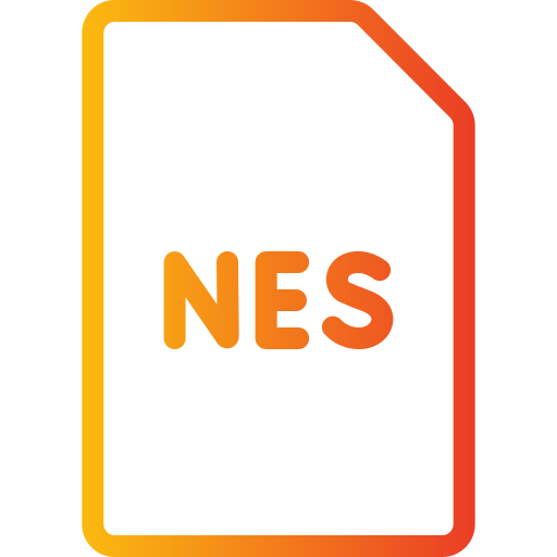 Nes file Generic gradient outline icon
