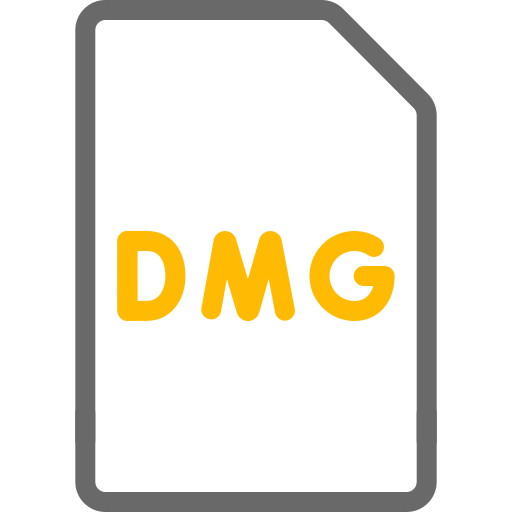 archivo dmg Generic color outline icono