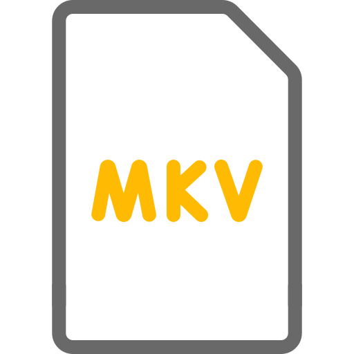 mkv Generic color outline icon