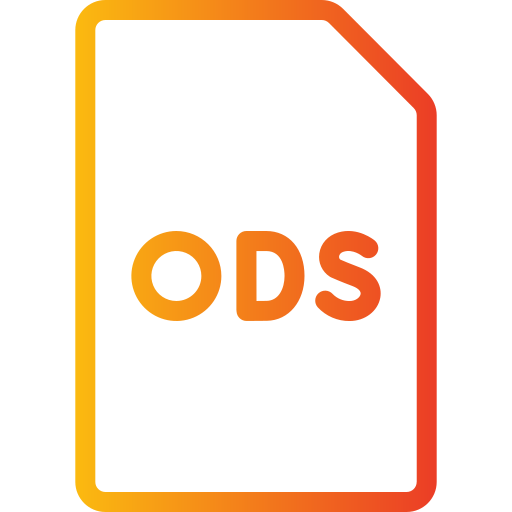 ods-bestand Generic gradient outline icoon