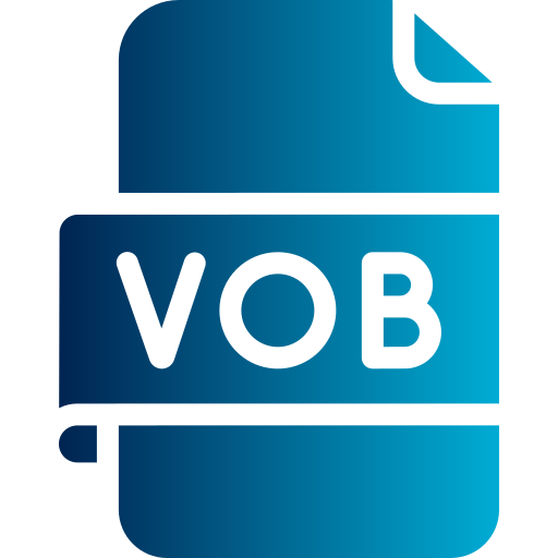 vob-bestand Generic gradient fill icoon