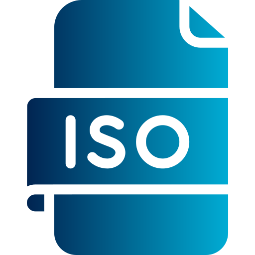 ISO File Generic gradient fill icon