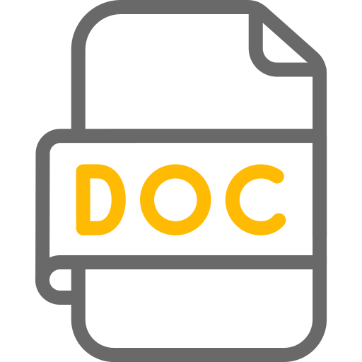 docファイル Generic color outline icon