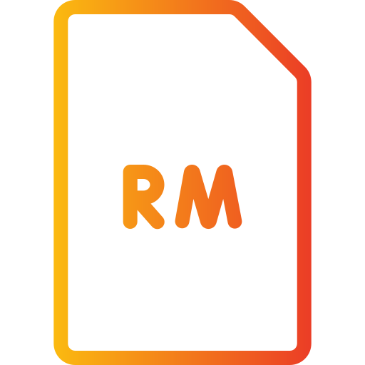 fichier rm Generic gradient outline Icône