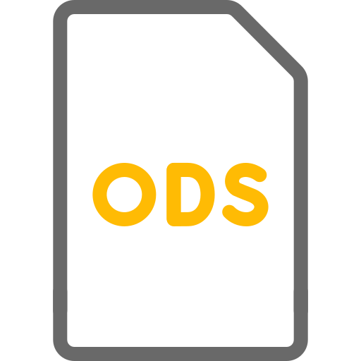 ods-bestand Generic color outline icoon