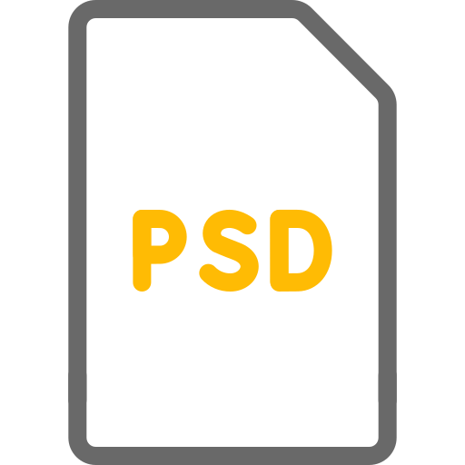 psd-datei Generic color outline icon