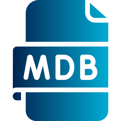 mdb файл Generic gradient fill иконка
