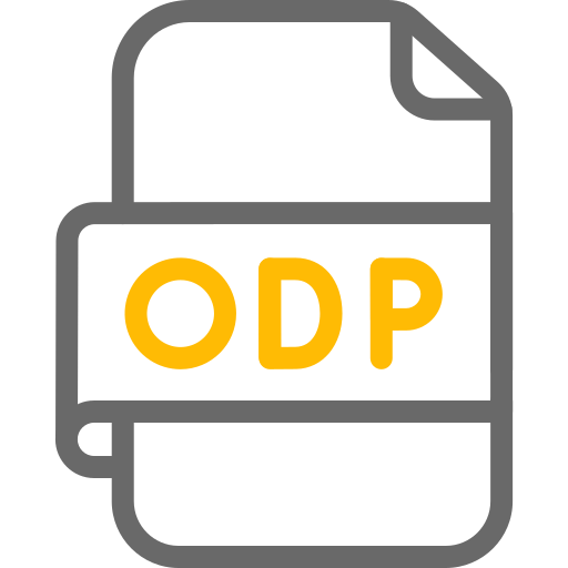 odp 파일 Generic color outline icon