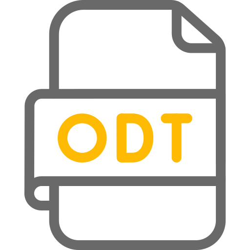 odtファイル Generic color outline icon
