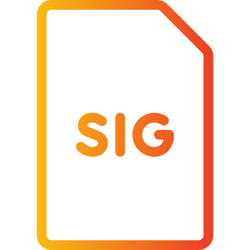 Sig Generic gradient outline icon