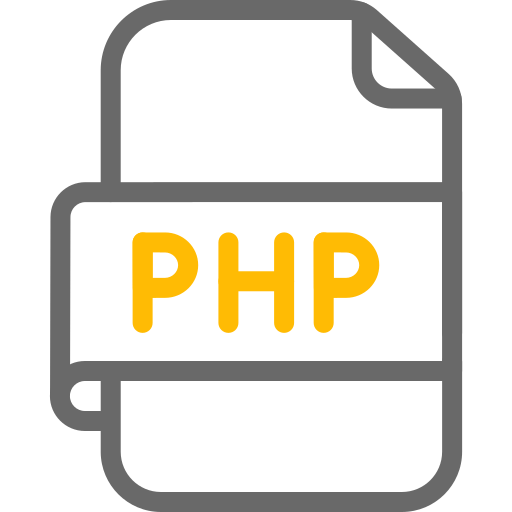 php Generic color outline icon