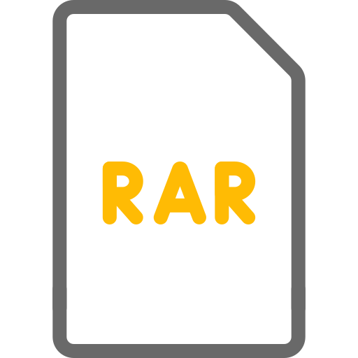 rar-datei Generic color outline icon