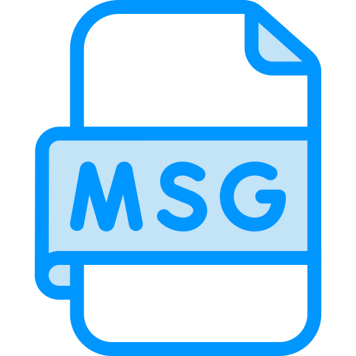 archivo msg Generic color lineal-color icono