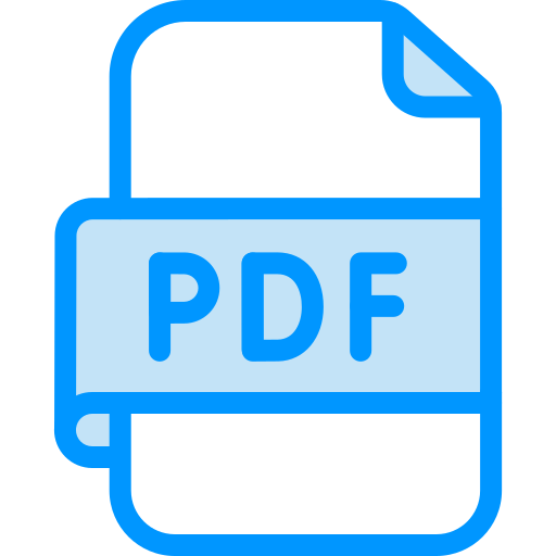 archivo pdf Generic color lineal-color icono
