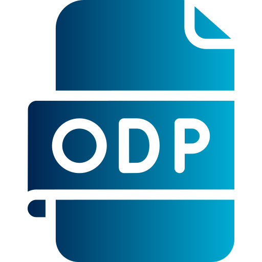 odp 파일 Generic gradient fill icon