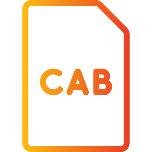 cab файл Generic gradient outline иконка