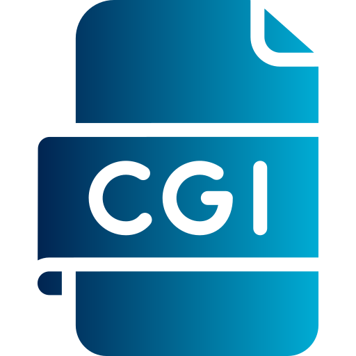 cgi 파일 Generic gradient fill icon