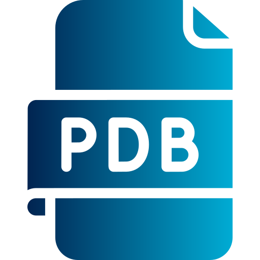 Pdb file Generic gradient fill icon