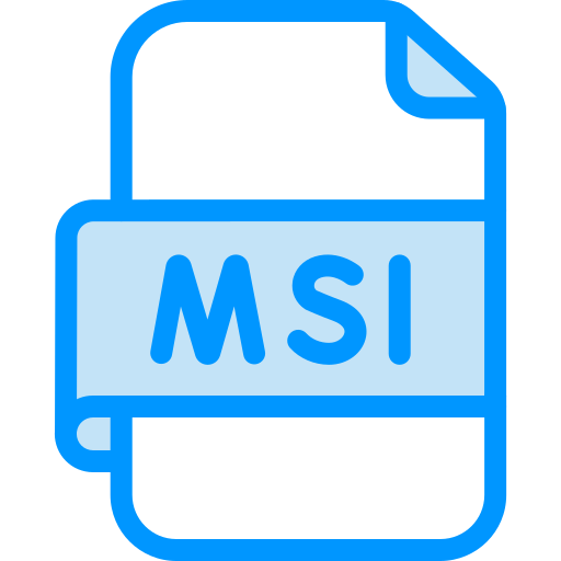 msiファイル Generic color lineal-color icon