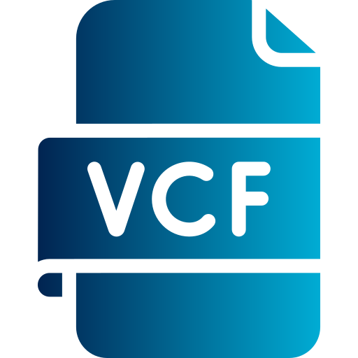 vcf 파일 Generic gradient fill icon
