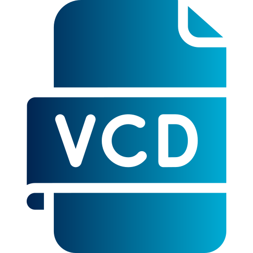 file vcd Generic gradient fill icona
