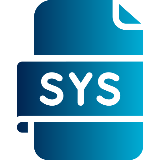sys 파일 Generic gradient fill icon