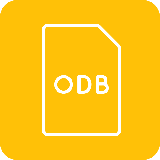 Odb file Generic color fill icon