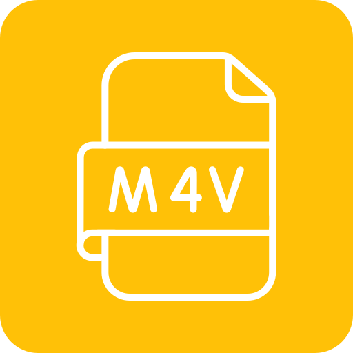 M4v Generic color fill icon