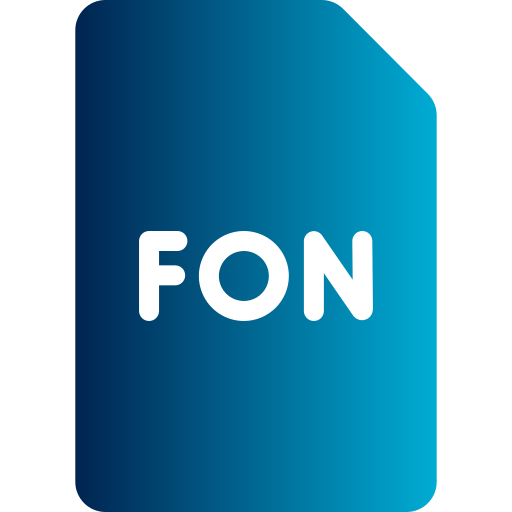 fon-datei Generic gradient fill icon