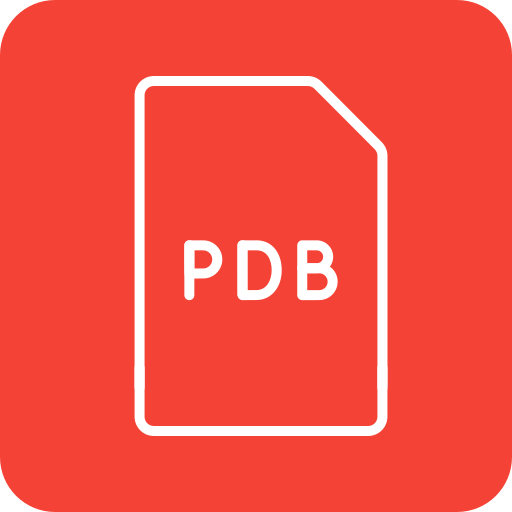 Pdb file Generic color fill icon