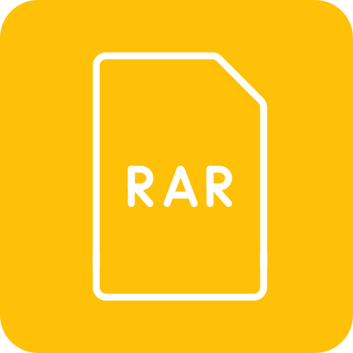 rarファイル Generic color fill icon