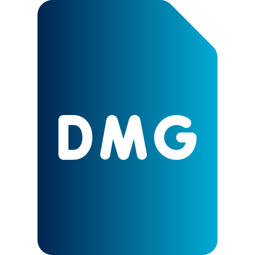 dmg 파일 Generic gradient fill icon
