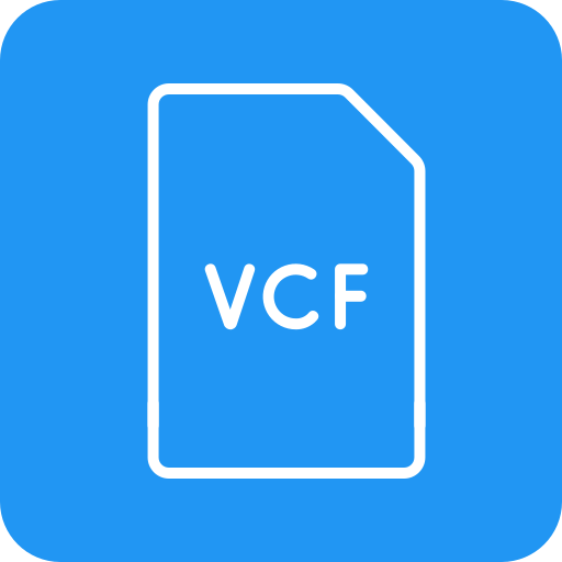 archivo vcf Generic color fill icono