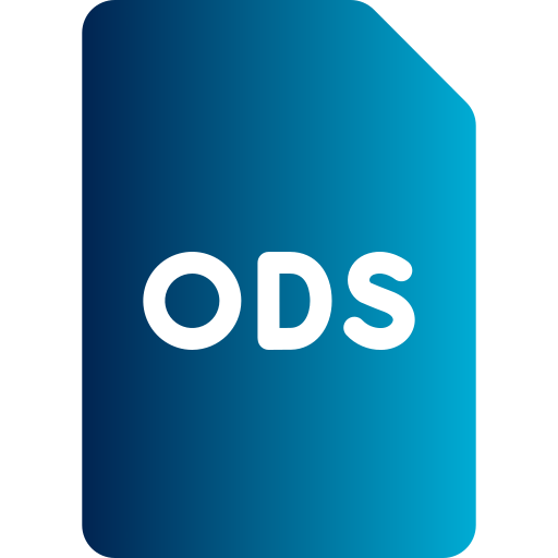 ods-bestand Generic gradient fill icoon