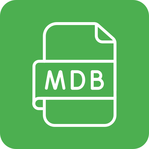 mdbファイル Generic color fill icon