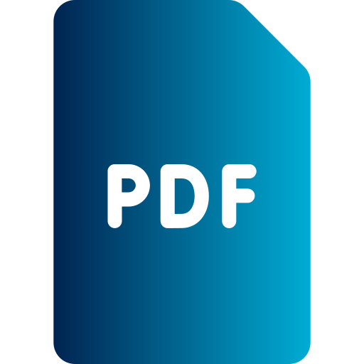 plik pdf Generic gradient fill ikona