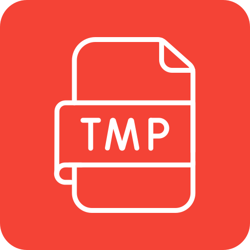 tmp 파일 Generic color fill icon
